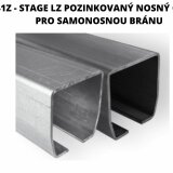 C141Z - STAGE LZ POZINKOVANÝ NOSNÝ C-PROFIL PRO SAMONOSNOU BRÁNU